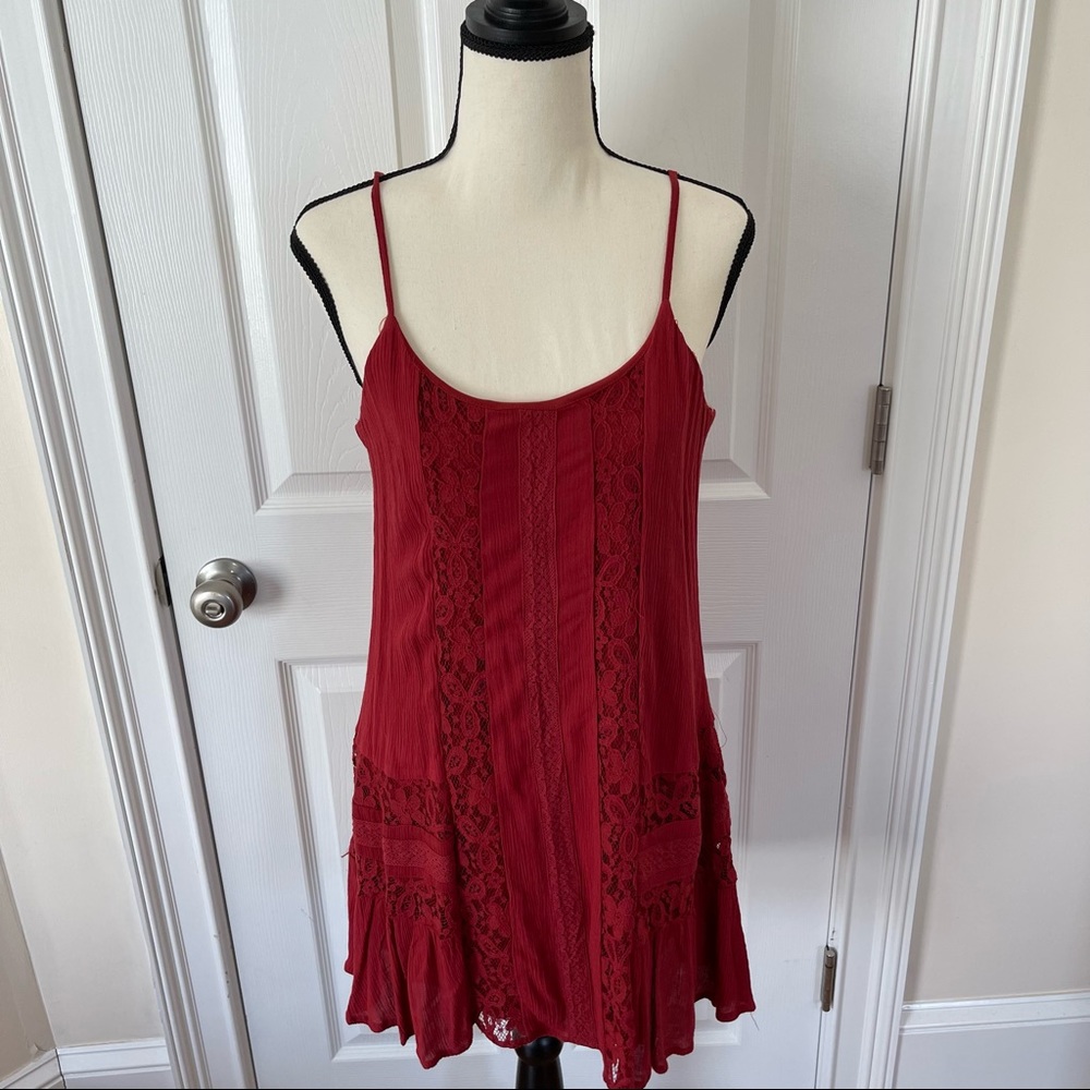 Burgundy Dress